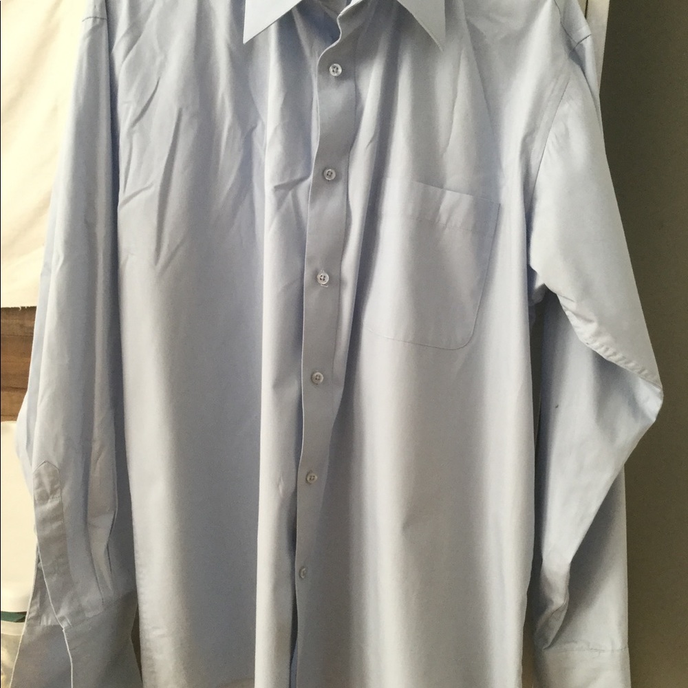 Pale blue men's dress shirt
